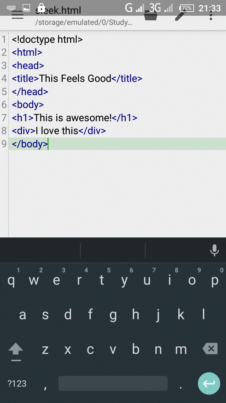 QuickEdit Portrait View with Text